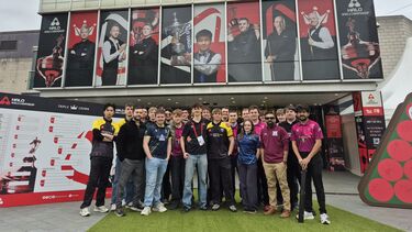 University of Sheffield Pool and Snooker Club at the Crucible for the World Championships