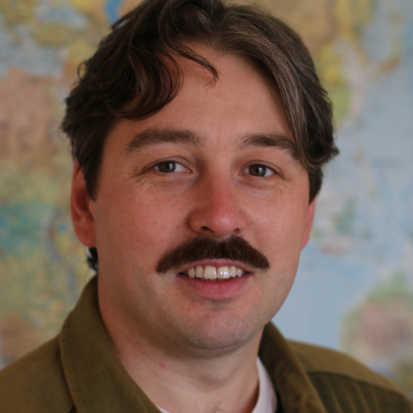 Profile picture of Image of Dr. Luke Dunning with a map as a background