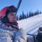 Jean-Mickael Hopkinson on a ski lift