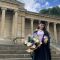 May Than Thar Cho outside Weston Park Museum on graduation day.