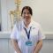 Kay Upson in a student midwife's uniform