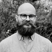 Black and white photo of Laurenz Casser