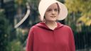 Image of Offred from the Handmaid's Tale as played by Elizabeth Moss for the Hulu television adaptation