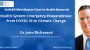 Health System Emergency Preparedness: from COVID-19 to Climate Change