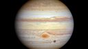 An image of Jupiter captured by the Hubble telescope