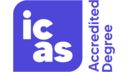 ICAS accredited degree logo.