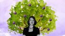 Watercolour Illustration of Sylvia Plath and a fig tree