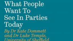 Report by Kate Dommett on political parties 