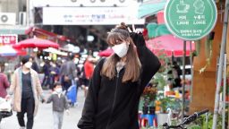 Student at Korean Food Market