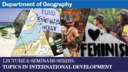 International Development Lecture Series Collage