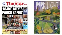 Covers of the Sheffield Star newspaper featuring the student campaign