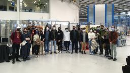 Students at the AMRC 