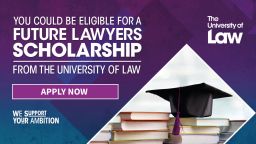 University of Law scholarship banner