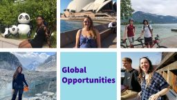 Photo grid of global opps students - outbound