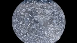 Etched sample of Titanium, image courtesy of Dennis Premoli