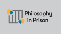 The logo for the charity Philosophy in Prison.