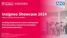 Image graphic: Insigneo showcase 2024 Friday 24 June 2024, The Wave, Sheffield