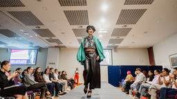 Sustainable fashion show catwalk