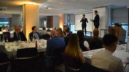 Tim Adams presenting the 2024/25 ESPS Awards event