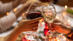 Festive Supper and Wine