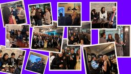 A collection of images from the London alumni event.