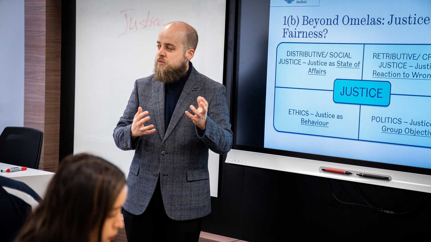 The best advice I can give to any new student is to come here with an open mind and heart Law