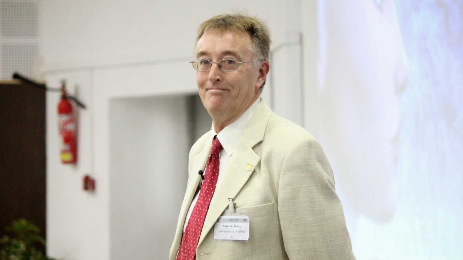 Thumbnail for Professor Roger Moore awarded the ISCA (International Speech Communication Assoc…