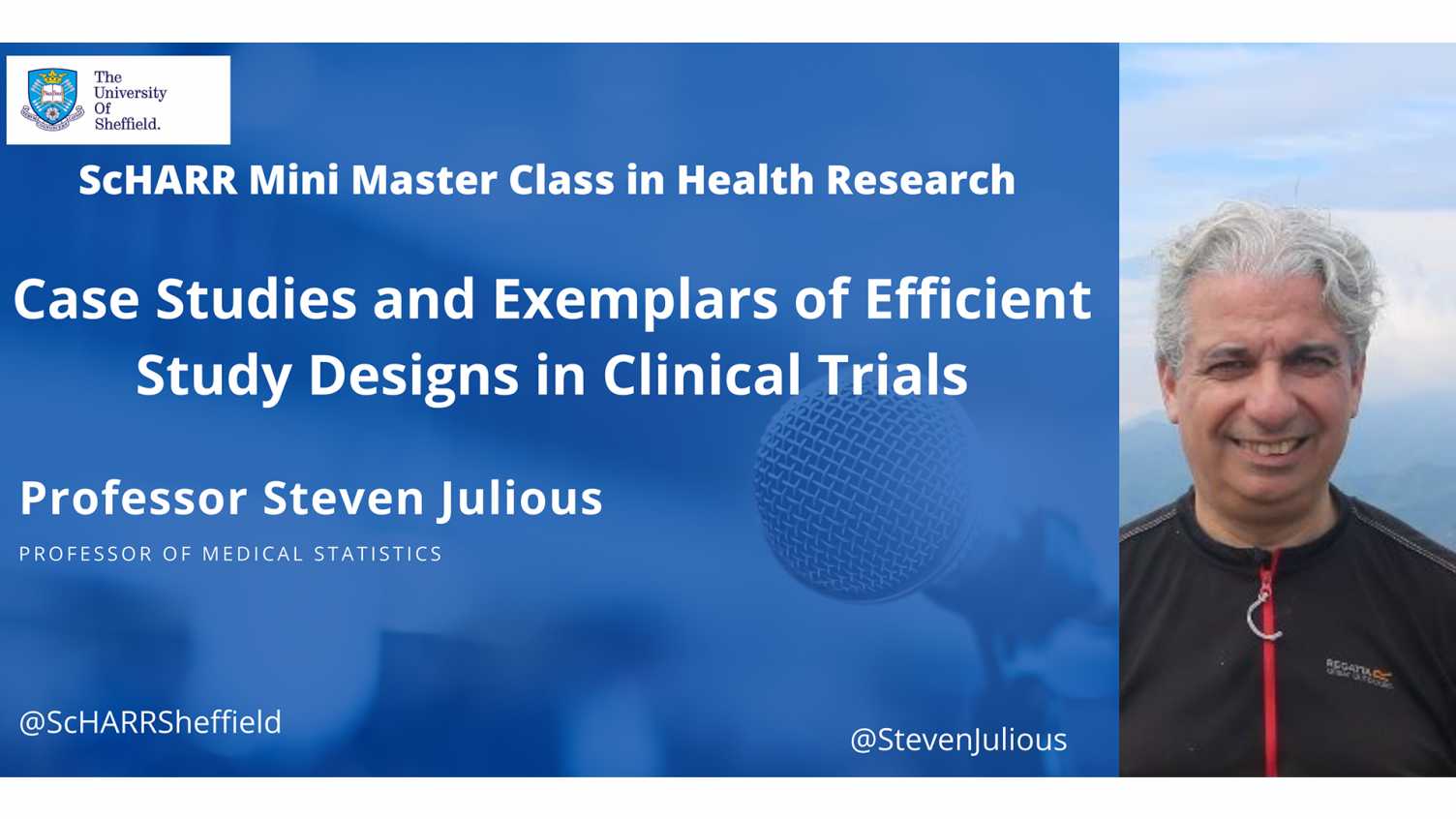 Thumbnail for ScHARR Mini Master Class in Health Research #9 | SCHARR 