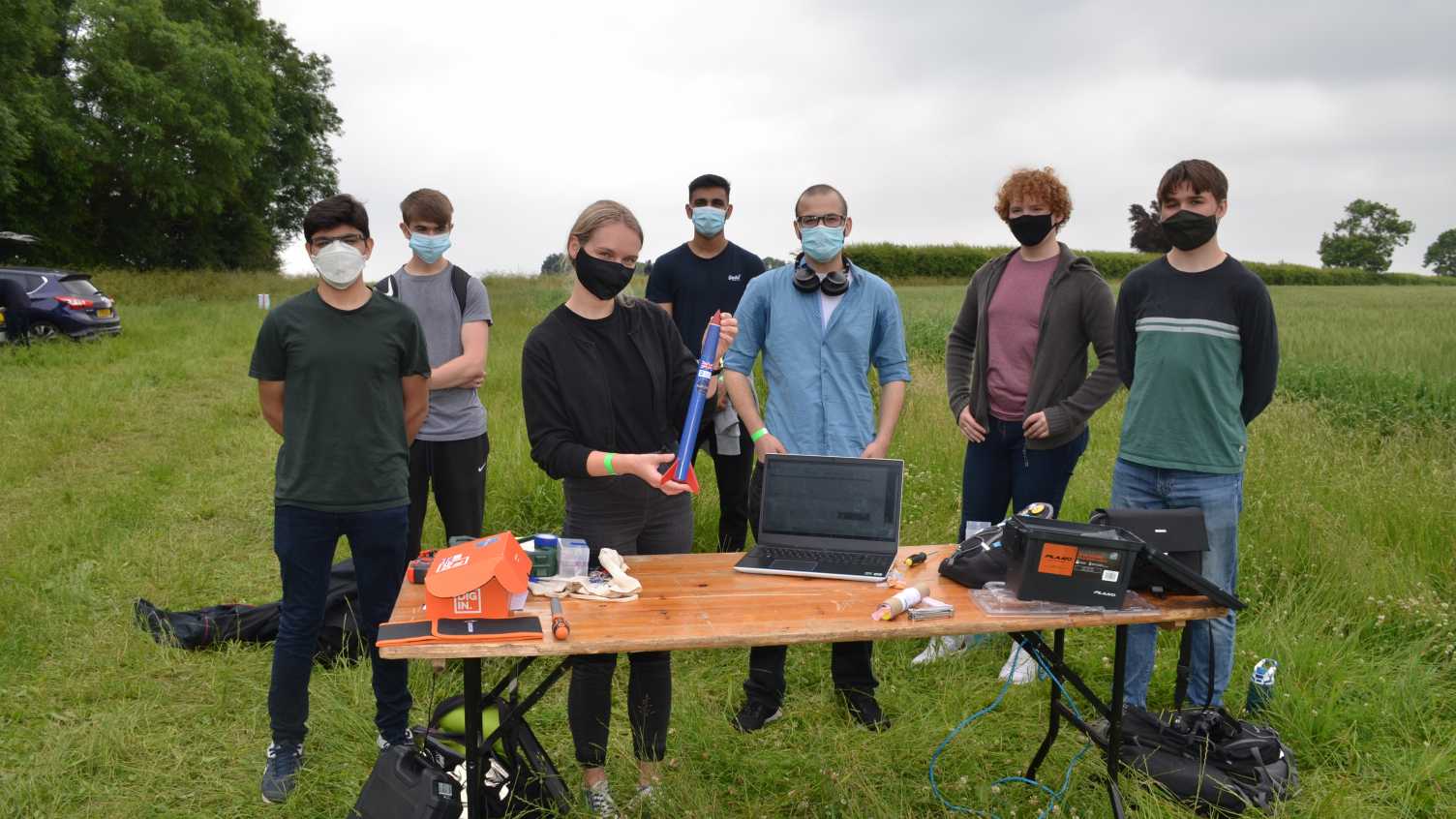 Thumbnail for Sheffield engineering students launch winning rocket at UK Championships | News 