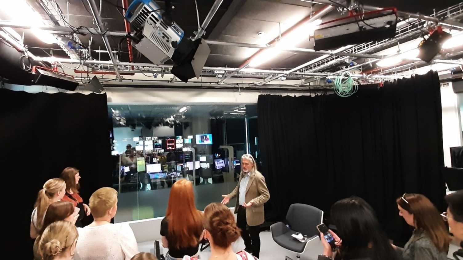 Thumbnail for Journalism Students visit Media City in Salford | Journalism, Media and Communic…