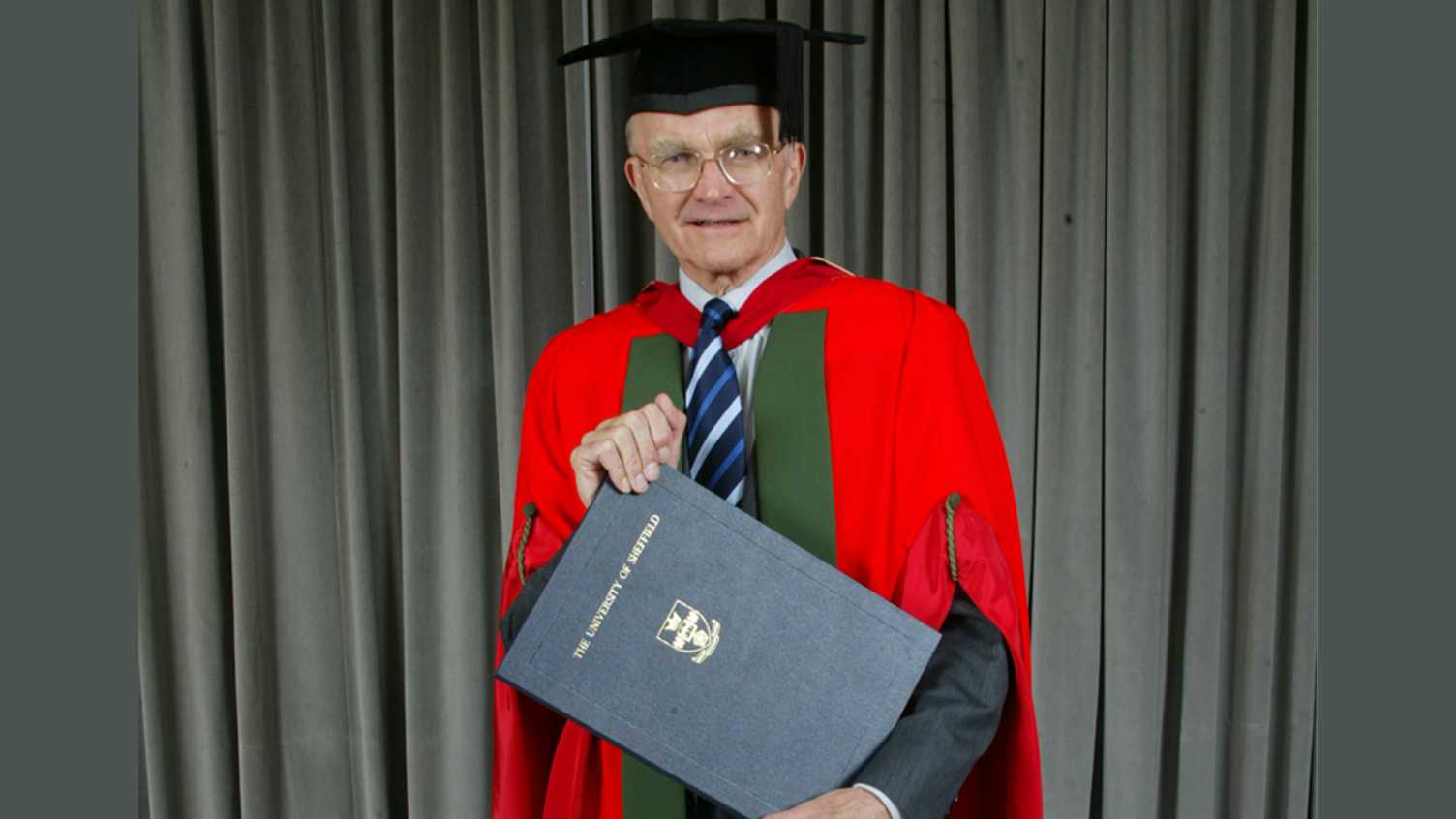 Thumbnail for Dr David Bradshaw memorial bench unveiled in new pocket park | Alumni 