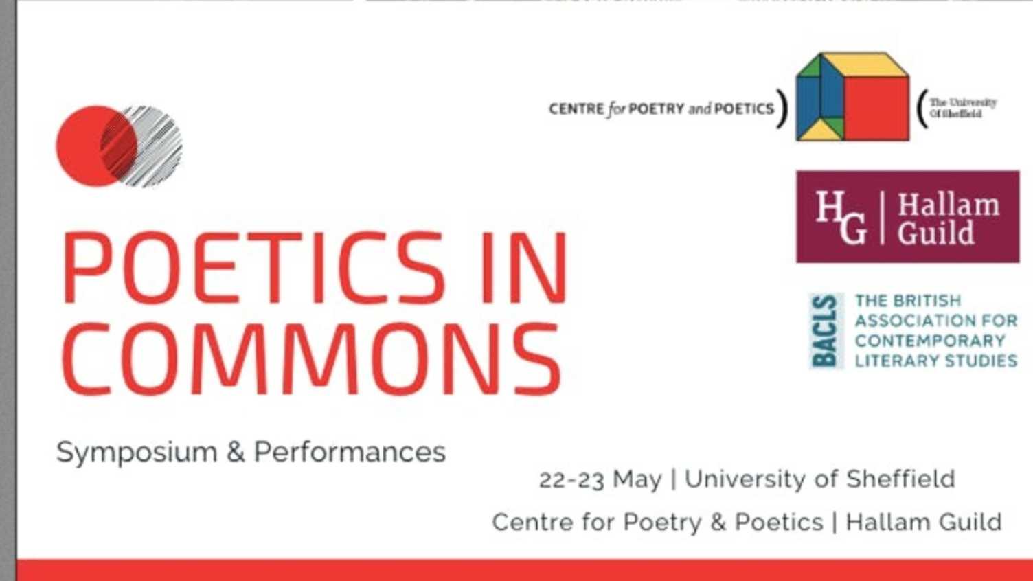 Thumbnail for Poetic in commons - Symposium and performances | Poetry and Poetics and Creative…
