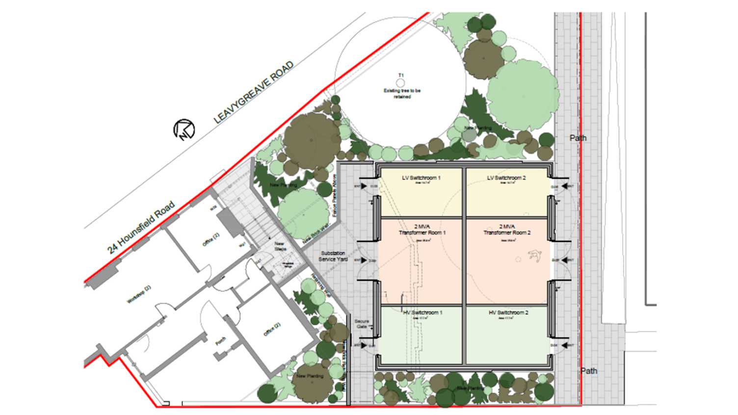 Thumbnail for Relocation of substation building on Hounsfield Road | EFM 
