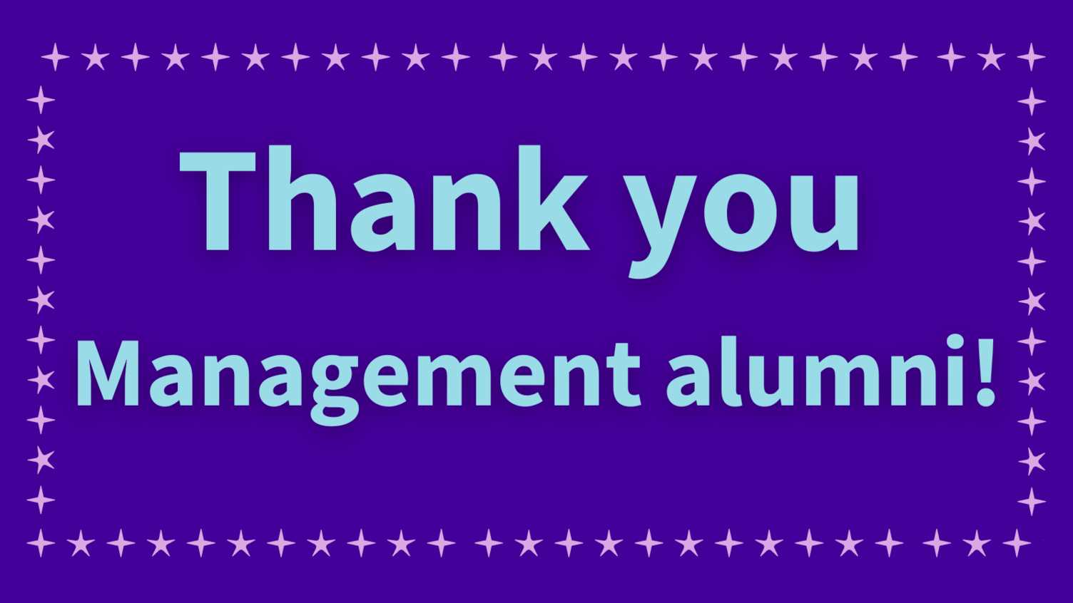 Thumbnail for Round-up: thank you alumni volunteers 2023-24 | Management School 