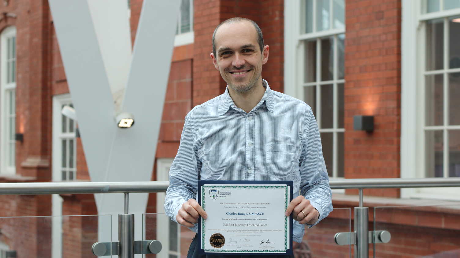 Thumbnail for Civil Engineering academic wins 2024 Best Research Oriented Award | MAC 