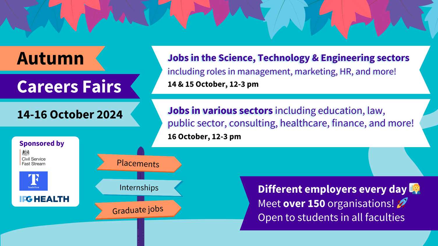 Thumbnail for Autumn Careers Fairs 2024 | Careers & Employability 