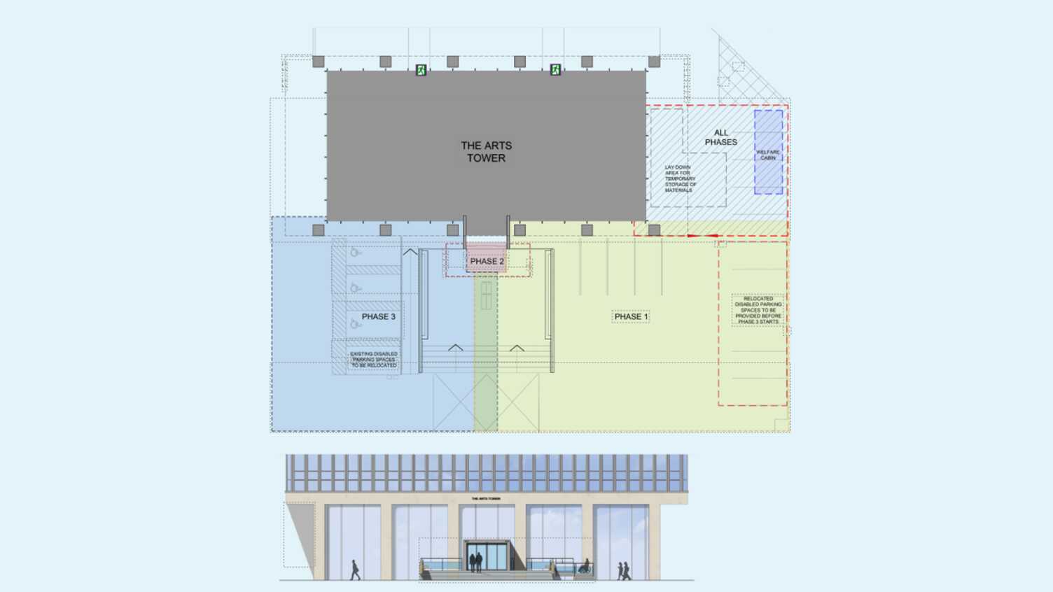 Thumbnail for Arts Tower Entrance Improvement Works | EFM 