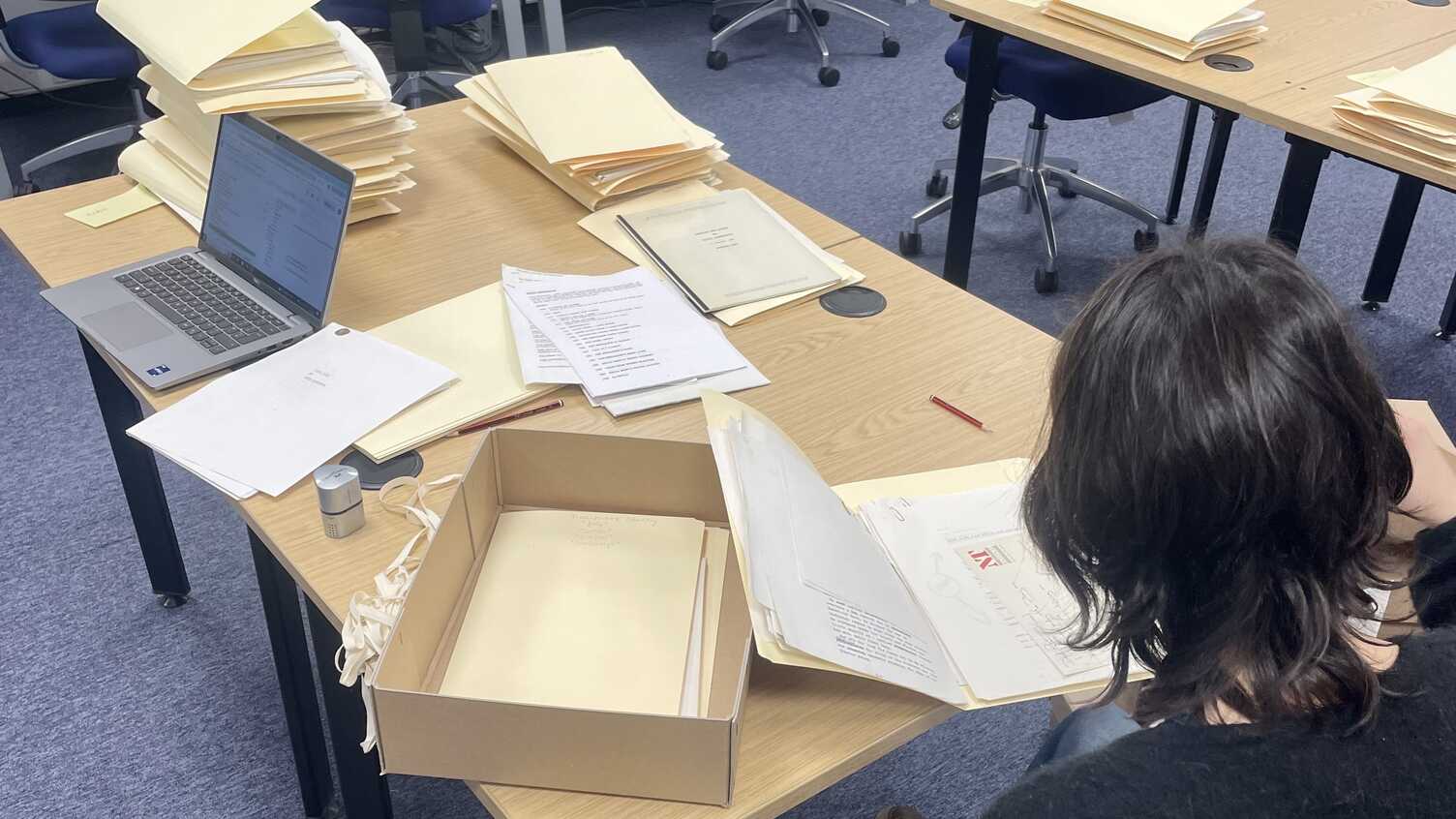 Thumbnail for Students in the archives | Library 