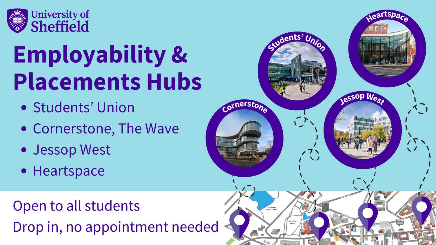 Thumbnail for Employability & Placements Hubs | Careers & Employability 