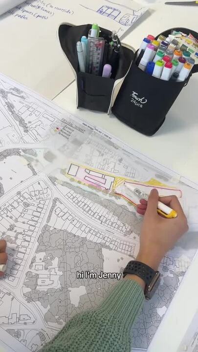 A student shows their studios session in The Arts Tower